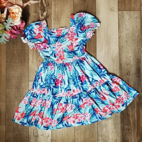 Tommy Bahama Girl’s Tropical Summer Dress Size 5 NWOT - Picture 1 of 14